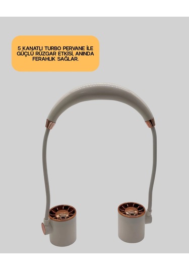 Mey Najmaddin Katlanabilir Asılabilir Mini Fan Usb Şarjlı 3 Kademeli Sessiz Najmaddin