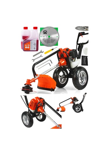 Staxx Power BTT9900 Tekerlekli Benzinli Motorlu Tırpan + Ot Biçme Makinesi