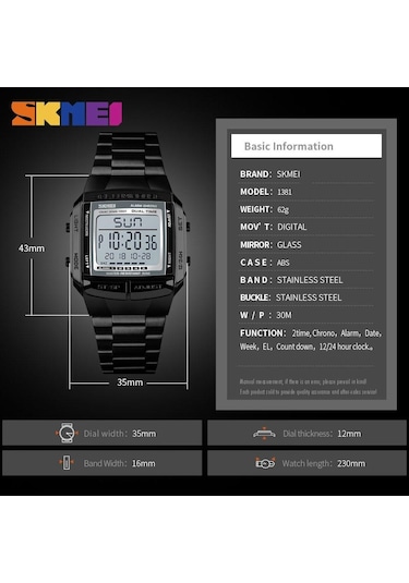 Gümüş Skmeı Spor Saat Erkekler Dijital Saat Elektronik Erkek Saatler Top Marka Lüks Su Geçirmez Erkek Izle