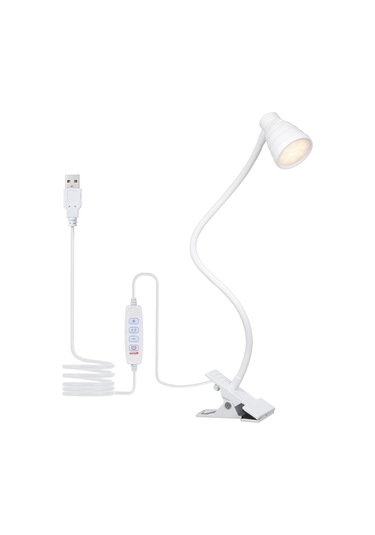 Jms Tomshine 5w 24 Okuma Yanında Işık Kelepçesi Usb Powered Led Masa Lambası Beyaz