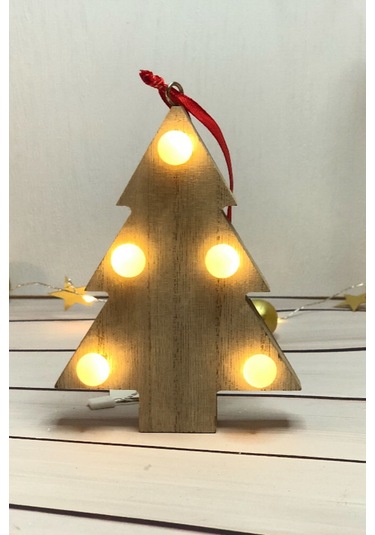 Çamağacı Led Işıklı Yılbaşı Ağaç Süsü Gün Işığı