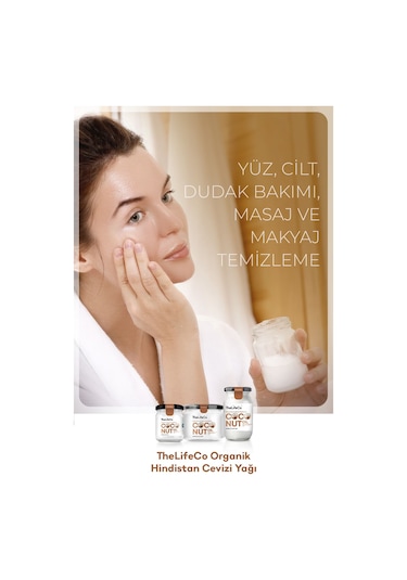 TheLifeCo Organik Hindistan Cevizi Yağı 337 ML
