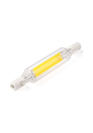 Cam Tüp R7s Cob Işık Yayan Diyot Ampul 78mm 5w Soğuk Beyaz Ac110v Halojen Lambayı Değiştirin