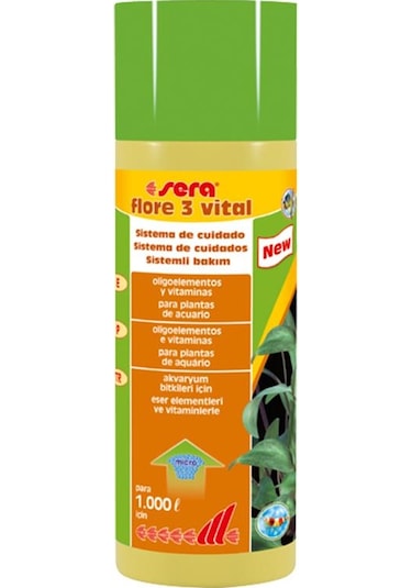 Sera Flore 3 Vital Bitki Katkısı Su Düzenleyici 250 ML