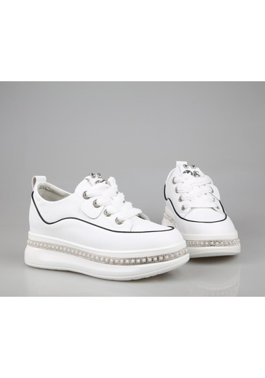 Guja 24k308-1 Beyaz Kadın Sneakers Beyaz