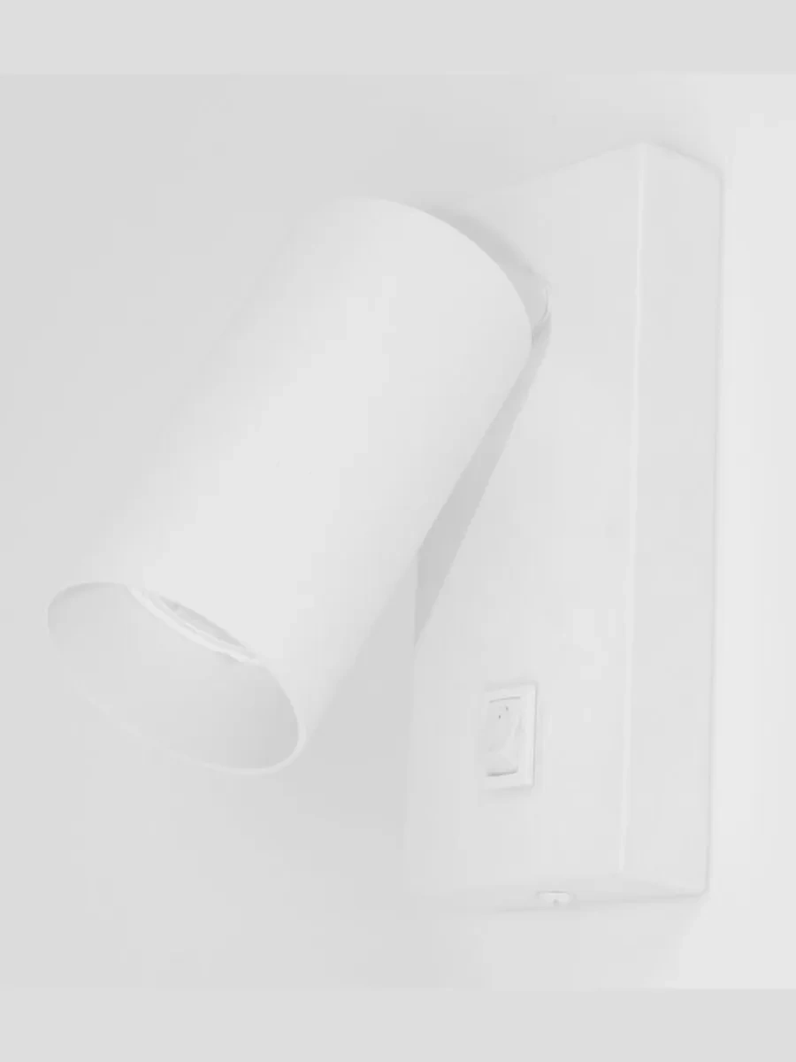 General Lighting Systems Yatak Odası İçin Duvara Monte Edilen Anahtarlı Gu10 Duvar Lambası 1 Adet 418437947 Beyaz