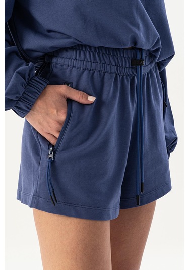 Maraton Comfort Kadın Çan Paça Mor Şort Mor