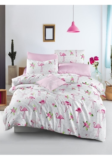 Flamingo Çift Kişilik Nevresim Takımı