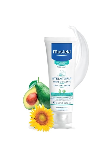 Mustela Stelatopia Emollient Face Cream Bebek Yüz Kremi 40 ML