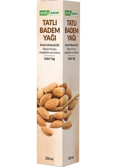 Yeşil Pazar Tatlı Badem Yağı 250 ML