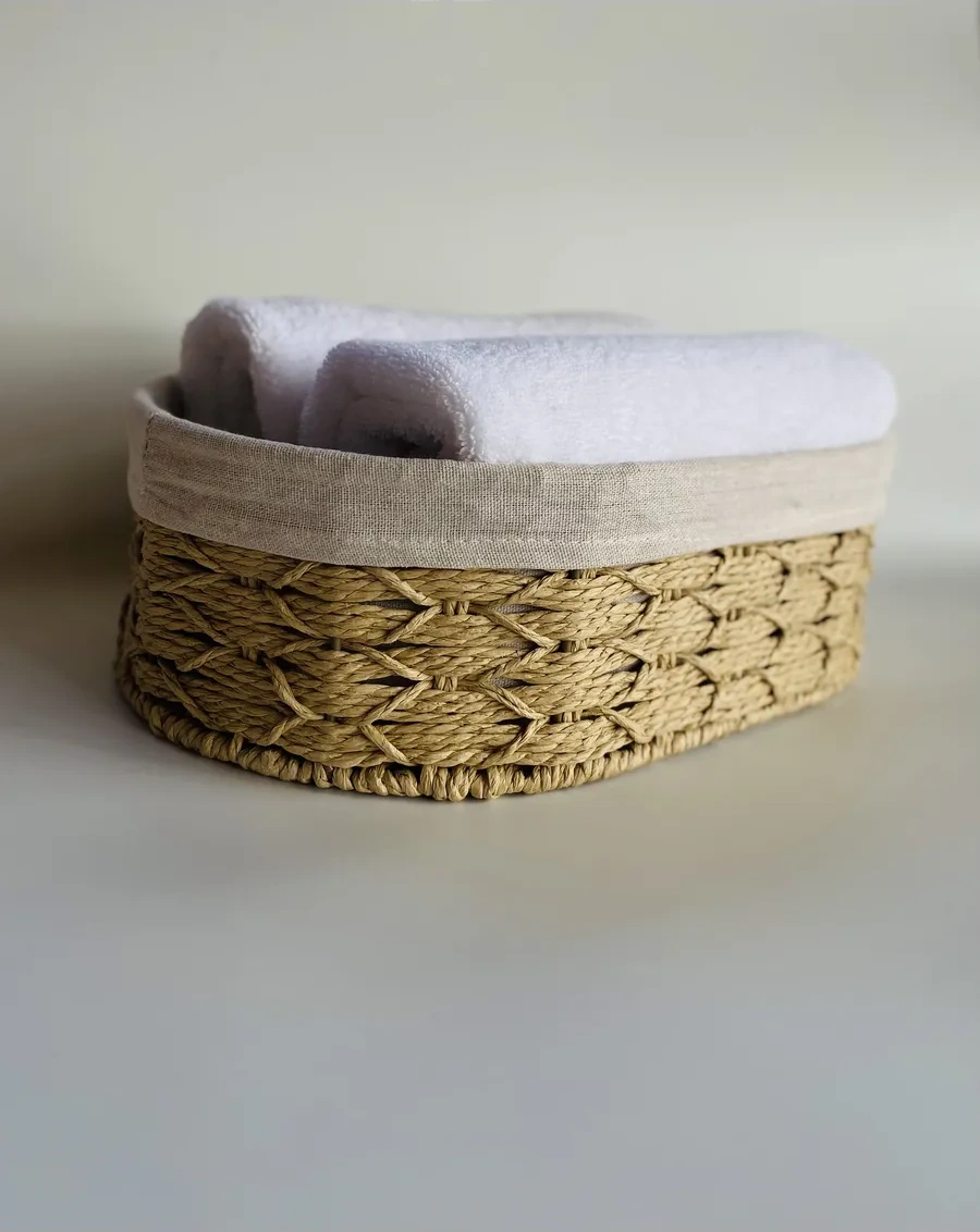 Kulıko Home Büyük Hasır Alışveriş Sepeti 171897699 Bej