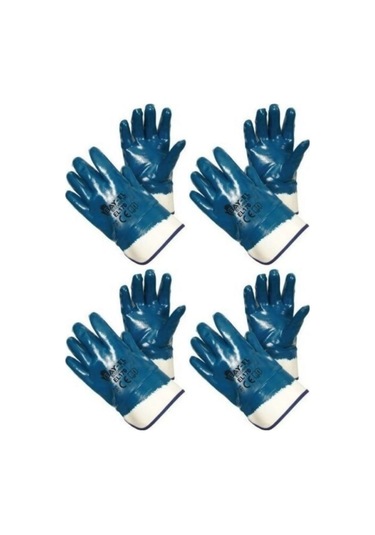 Nalburkent Bay-el El170 Nitril Kaplama İş Eldiveni 10 Beden Petrolcü Sıvacı 4 Çift