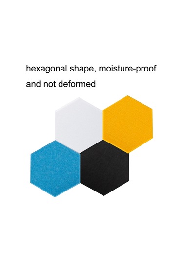 Sones Polyester Elyaf Duvar Dekorasyonu Ses Yalıtımı Pamuklu Ses Emici Levha, Stil: Yapıştırıcısız Lake Blue