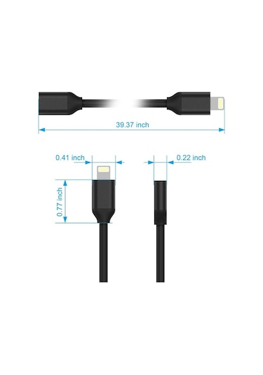 Ally 34237 Lightning 1 M Uzatma Kablosu