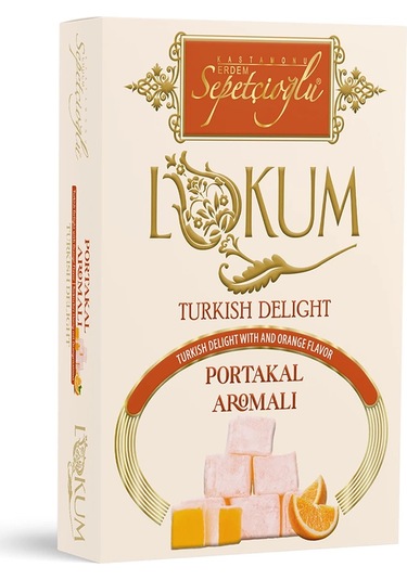 Portakal Aromalı Lokum 270g