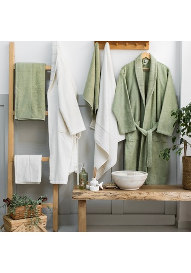 Schafer Home Jadore Banyo Seti 6 Parça-yeşil Yeşil