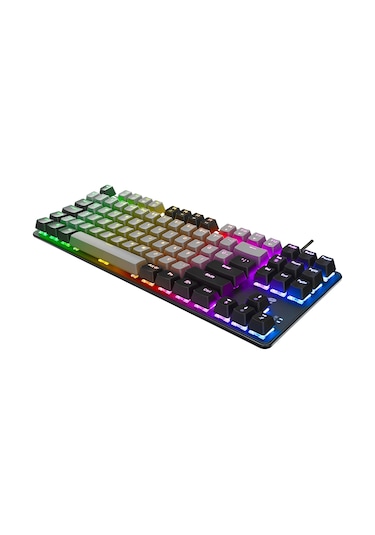 Acer Emachines Eak87 Rgb Mekanik Red Switch Tkl Oyuncu Klavyesi - Gri Siyah 87 Tuş Kompakt Gaming