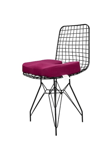 Viscofoam Ortopedik Oturma Minderi Hemeroid Kuyruk Sokumu Coccyx Oturma Minderi Visco Minder Siyah