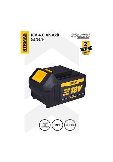 RTRMAX RTX1804 X-Lion Akü Yedek Batarya 4.0 Ah