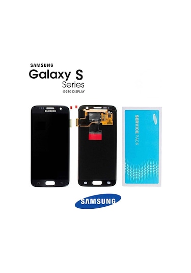 Samsung Uyumlu Galaxy S7 G930 Lcd Ekran Dokunmatik Siyah Servis Gh97-185