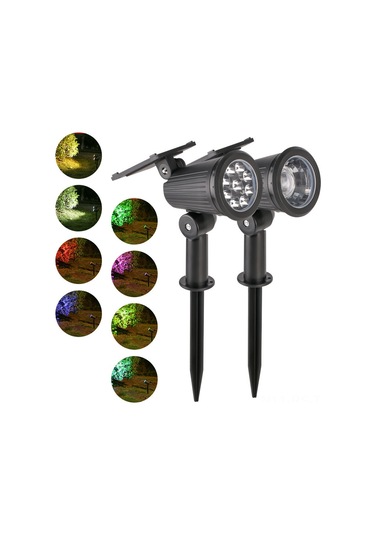 Reedark Güneş Enerjili Dışarıdaki Işık Kontrollü Su Geçirmez Çim Çiçeği Bahçe Ağaç Işığı 2302-1 Led Isınma Işığı Üç Seviye