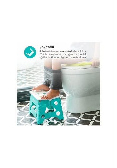 Bblüv Step Katlanabilen Eğitici Basamak Mavi