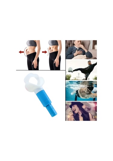 Buffer Taşınabilir Karın Kası Çalıştırıcı Solunum Egzersiz Eğitmeni Nefes Egzersiz Aparatı Siyah