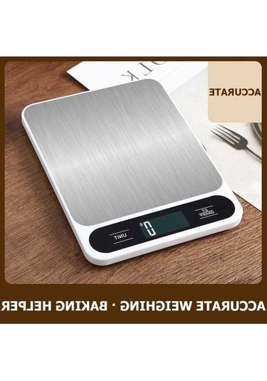 Ulzyvf Createtech Terazisi Terazileri Tartı Pişirme Mutfak Mini Küçük Gıda Elektronik Dijital 22lb/10kg - Gc Beyaz Beyaz