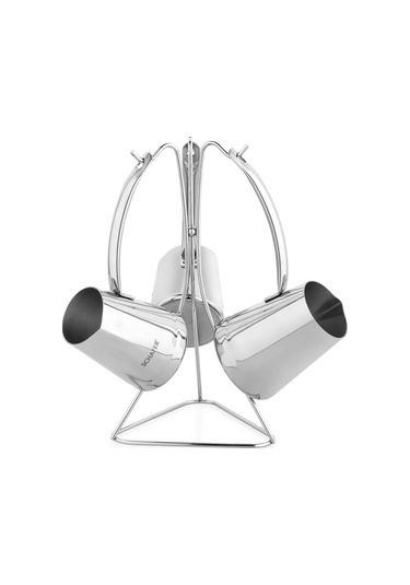 Set-116//863428//830420//831359 - Schafer Steel Master 24 Parça Çeyiz Seti Gümüş