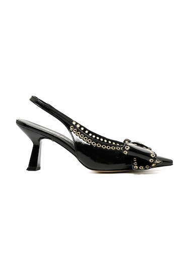 Topuklu/ Stiletto Kadın 3063041 Nacree Naplack Nero Siyah