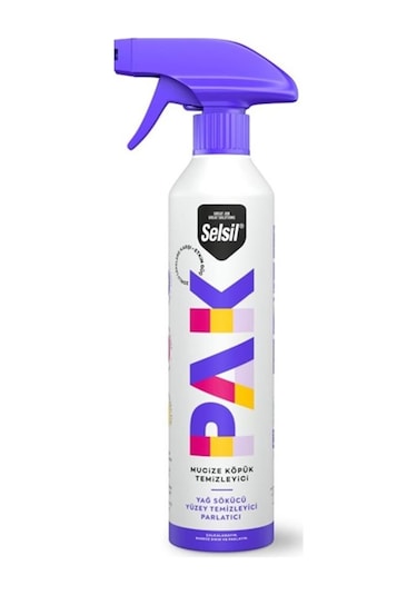 Selsil Pak Mucize Köpük Sprey Yüzey Temizleyici 500 ML