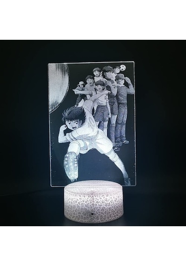 Wealthglow Renk Değiştiren 3d Dekoratif Şekilli Led Lamba - 12 Cm Qws78z Siyah