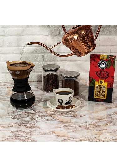 Oze Colombian Supremo Filtre Kahve 250 G Makine Kağıt Filtre - Metal Filtre