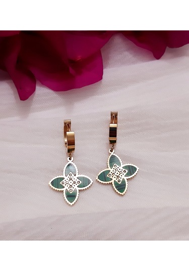 Giftworld Çelik Küpe Altın