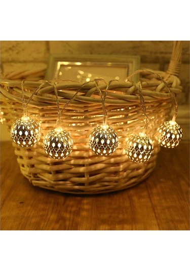 Solar Güneş Enerjili 8 Modlu 5 Metre 10 Led Dış Bahçe Aydınlatma