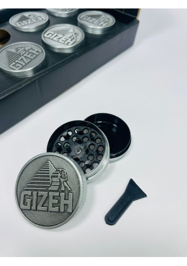 Gizeh Full metal 3parça Tutun Parçalıyıcı- Orjinal Ürün//40mm