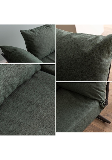 Pafu Viper İkili Katlanır Yataklı Koltuk Keten Haki