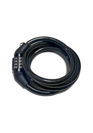 Zhongli Halat Kilit Dolamalı Şifreli 8 x 100 CM Siyah