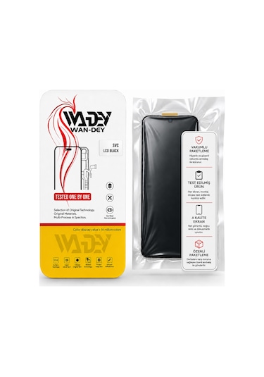 Wan-dey İphone 14 Pro Uyumlu Lcd Ekran Full Hd, Tamir Kiti li