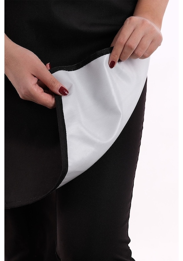 Beautiful Set Sıvı Geçirmez Su Geçirmez Mutfak Önlüğü 1 Eldiven 1 Tutacak Siyah1