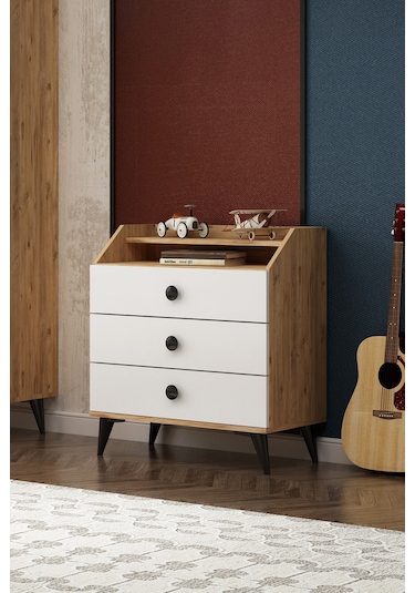 Ronda Şifonyer Atlantik Çam-beyaz Atlantik Çam-beyaz