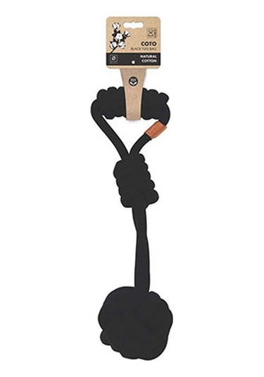 M-pets Coto Tug Ball Örgü Köpek Oyuncağı Siyah 36 Cm 244-50010.01