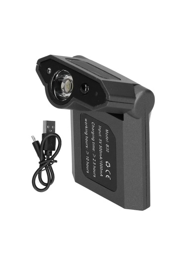 Kosona Usb Şarjlı İşaret Algılama Şapka Lambası - 1000mcd Parlak Led, 120 Derece Açı Ayarlı, Su Geçirmez, Camping-balıkçılık-doğa Yürüyüşleri İçin Diğer