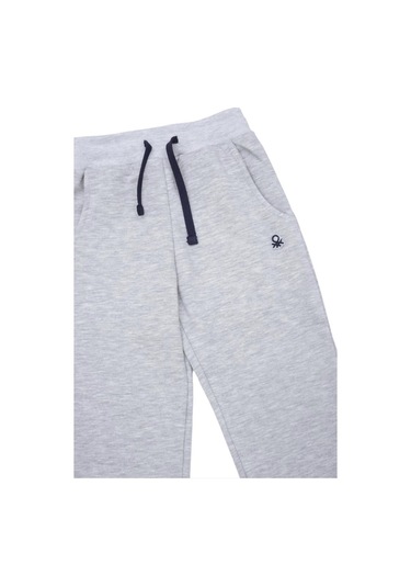 Erkek Çocuk Benetton Eşofman Altı - Gri Melanj Gri Melanj