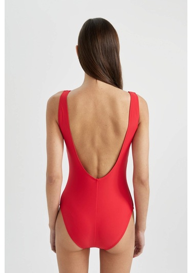 DeFacto Regular Fit Mayo-Fall in Love C0931AX24SMRD197 Kırmızı