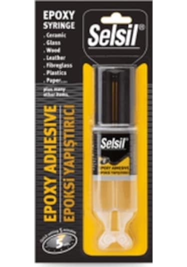 Selsil Epoksi Yapıştırıcı Şırınga 5 Dk 28G