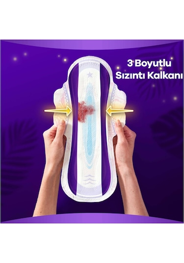 Orkid Platinum Gece Extra Plus Hijyenik Ped 3 x 20'li