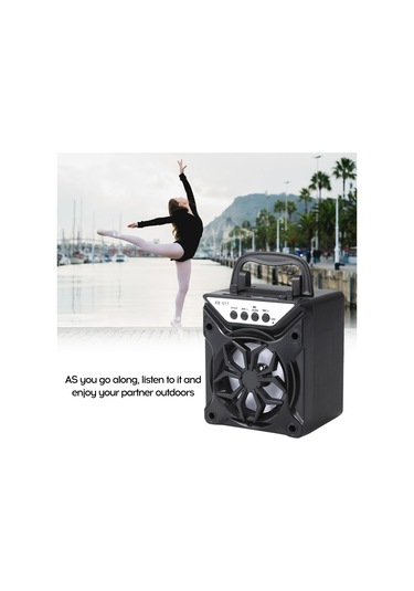 Suofeng Xb-017 Taşınabilir Bluetooth Hoparlör - Tws Kart Desteği İle Subwoofer Kalitesi, Mavi