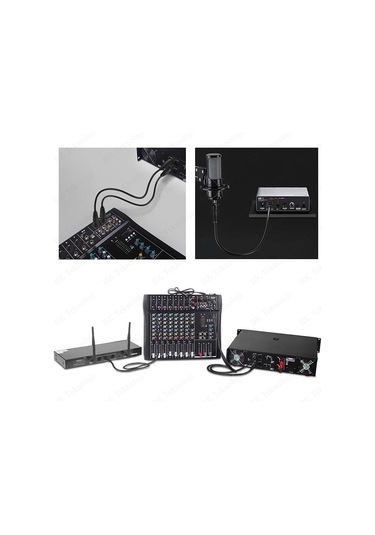 3 Pin Xlr Erkek - Dişi Mikrofon Mikser Ses Uzatma Kablosu - 1 M