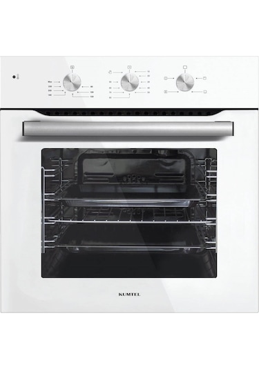 Kumtel B66 - KO-40TAHDF - DA6-830W Beyaz Kristal Ankastre Set